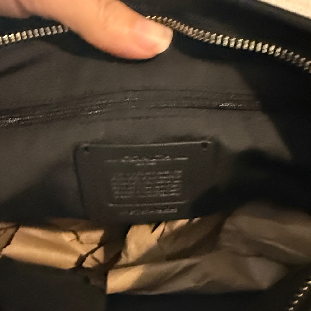 Coach Charcoal Signature Crossbody Bag - Picture 6 of 9
